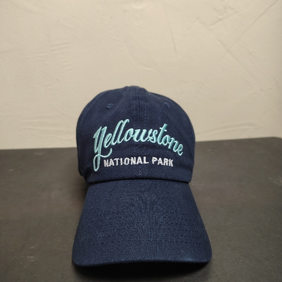 Salt Creek Accessories - Yellowstone National Park Salt Creek Hat Cap Strap Back Embroidered Script Logo